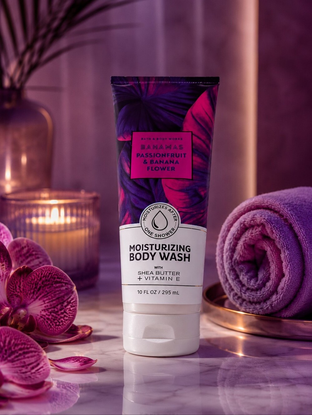 Bath And Body Works Bahamas Passionfruit & Banana Flower Moisturizing Body Wash